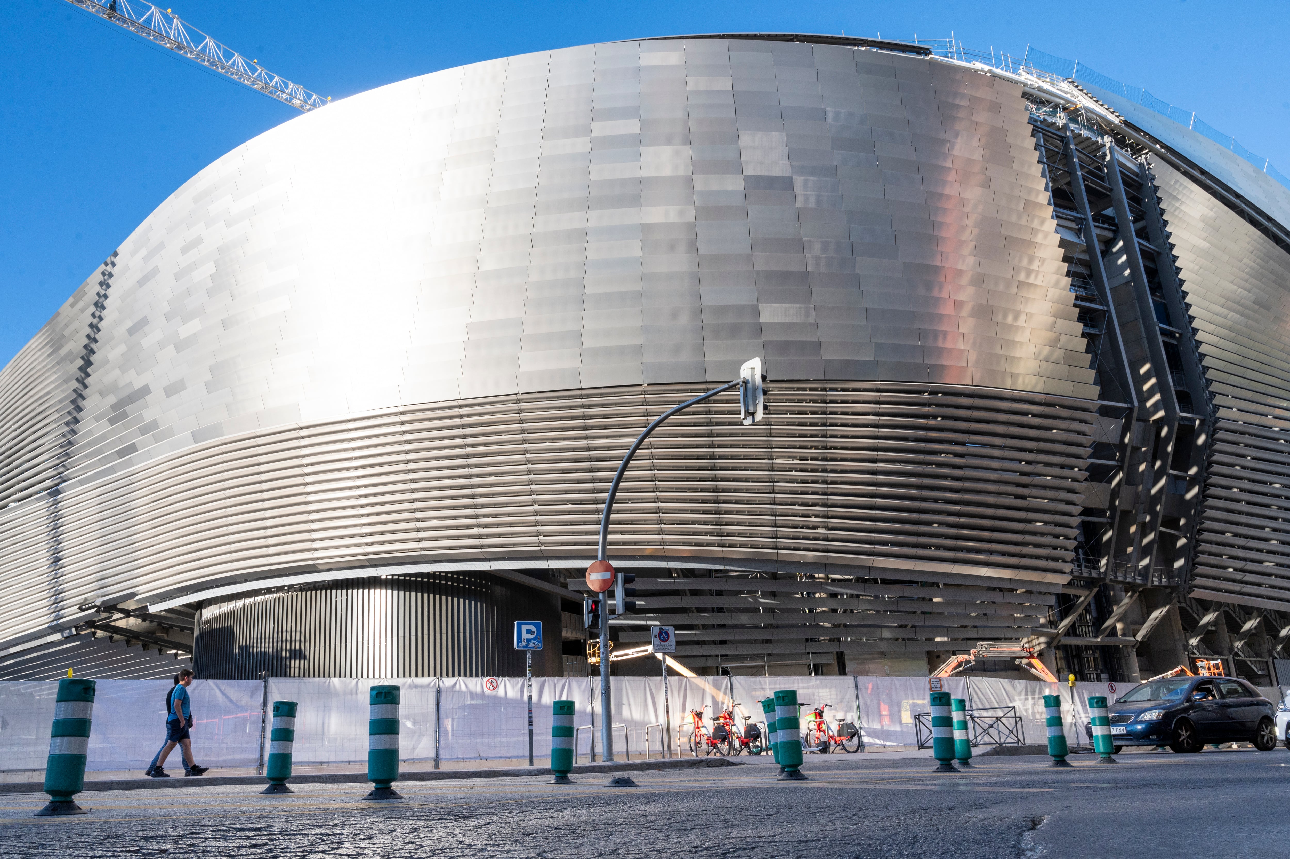 Imágenes de las obras del nuevo estadio Santiago Bernabéu.