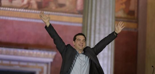 El líder de Syriza, Alexis Tsipras, ganador de las elecciones griegas.