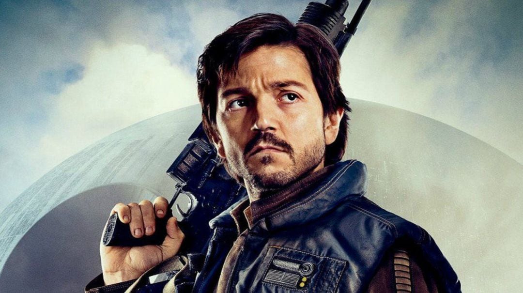 Diego Luna en un cartel de promoción de Rogue One 