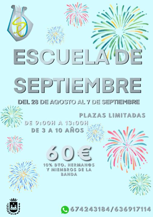 Escuela de septiembre de la AMCE Santa Cecilia de Elda