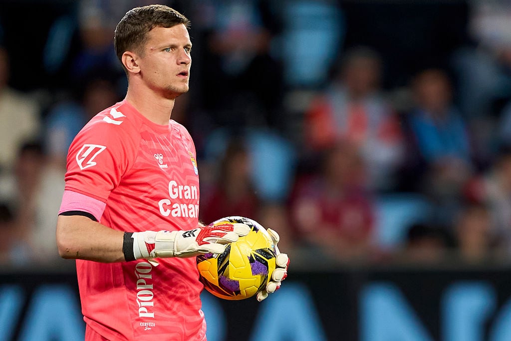 Dinko Horkas en el encuentro de LaLiga EA Sports entre el Celta de Vigo y la UD Las Palmas.