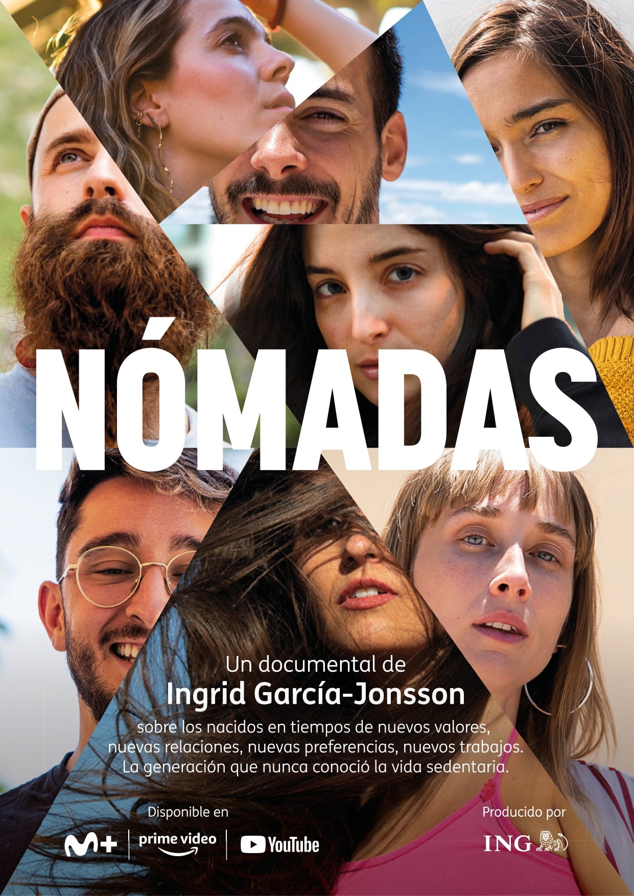 Cartel de &#039;Nómadas&#039;, un documental de Ingrid García-Jonsson