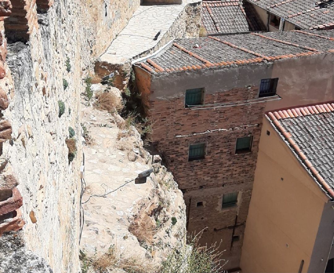 Imágen en archivo de una de las zonas de la muralla