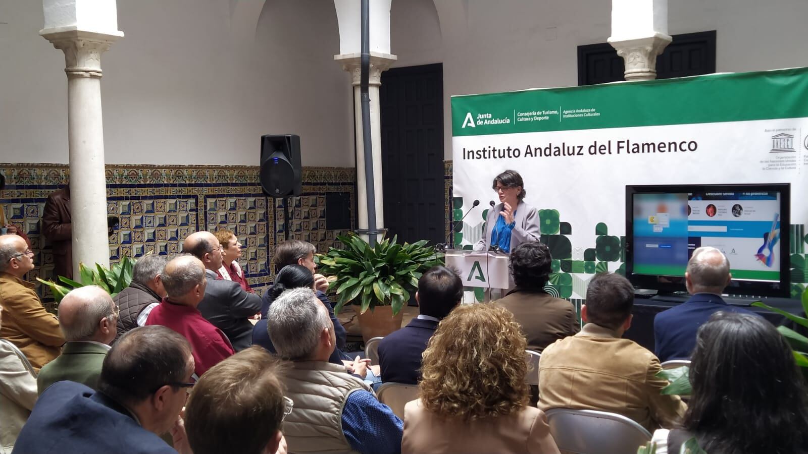 Presentación de la web &quot;Sevilla Flamenca&quot; en el Instituto Andaluz del Flamenco