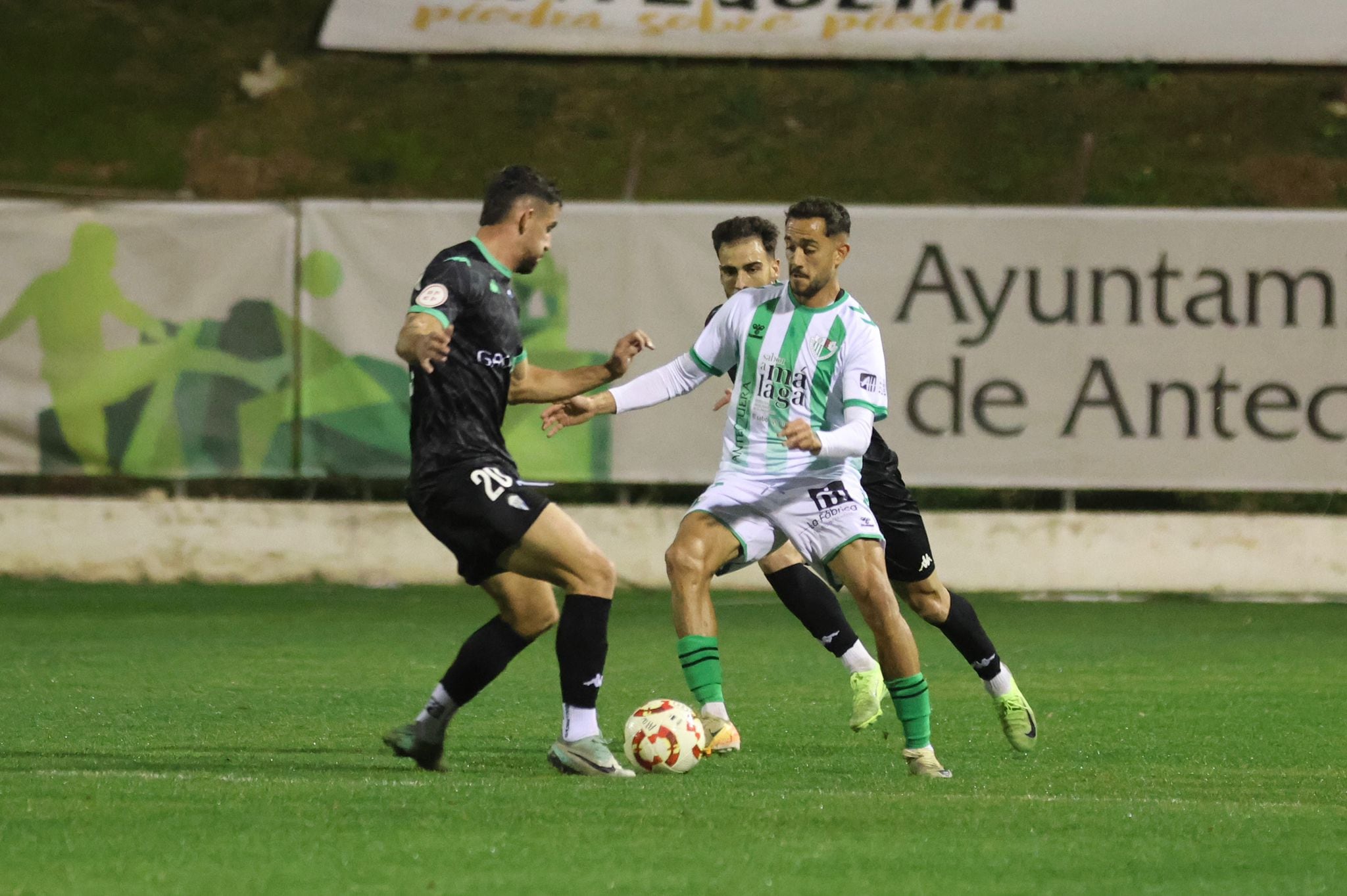 Momento del partido Antequera - Alcoyano