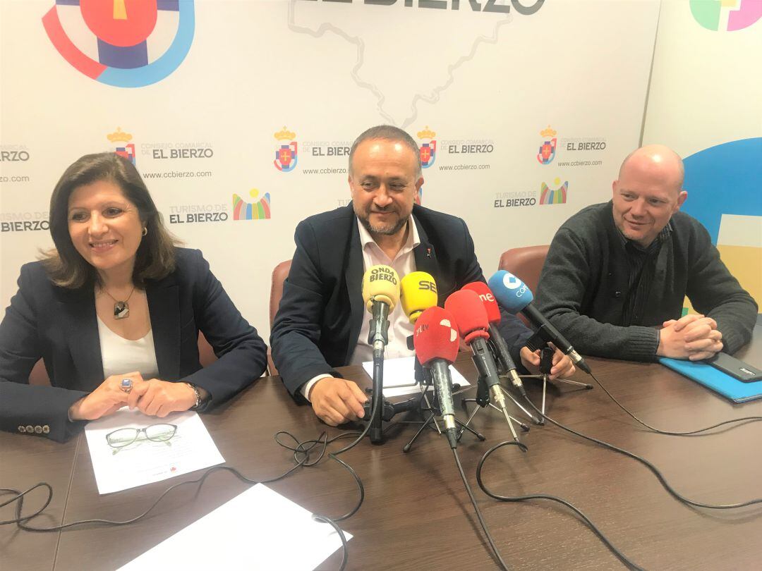 La rueda de prensa en el Consejo Comarcal