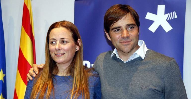 Dídac Nadal i Cristina Guzmán són els dos regidors del PDeCAT a l'Ajuntament de Tarragona.