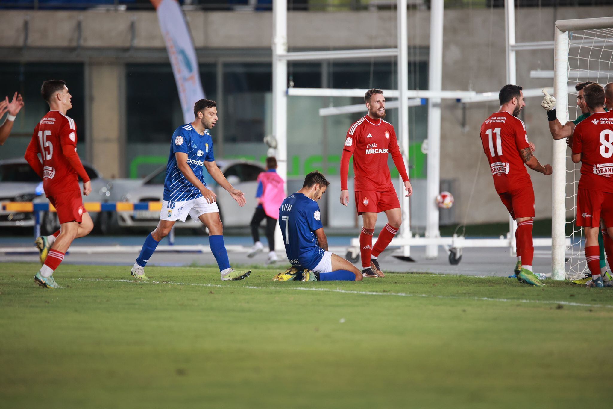 Diego Domínguez se lamenta tras fallar un penalti