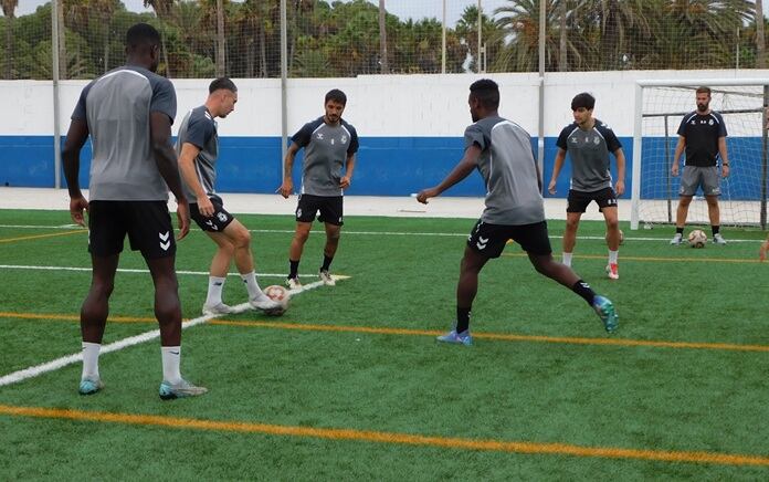 Un entreno de la Balona