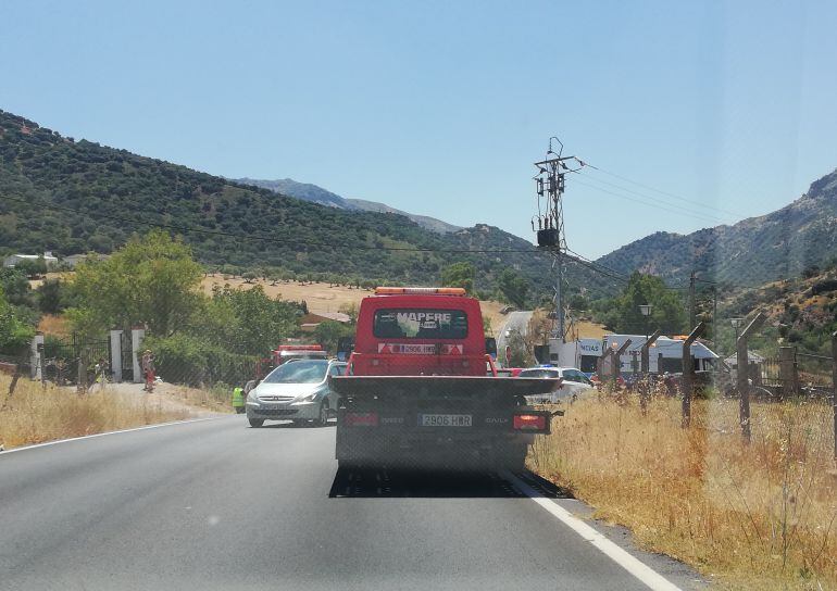 El accidente ha tenido lugar a las 13.45 horas de este martes