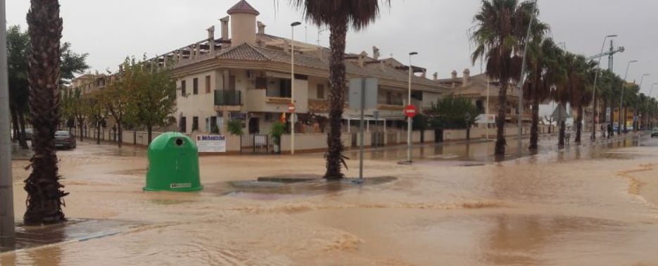 Inundaciones en San Javier ( foto de archivo)