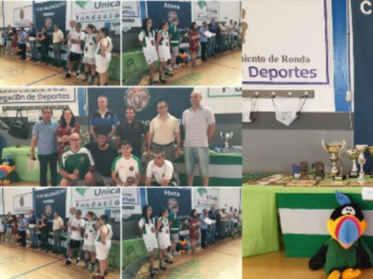 El C.B. Ronda finaliza la temporada con un gran acto de clausura