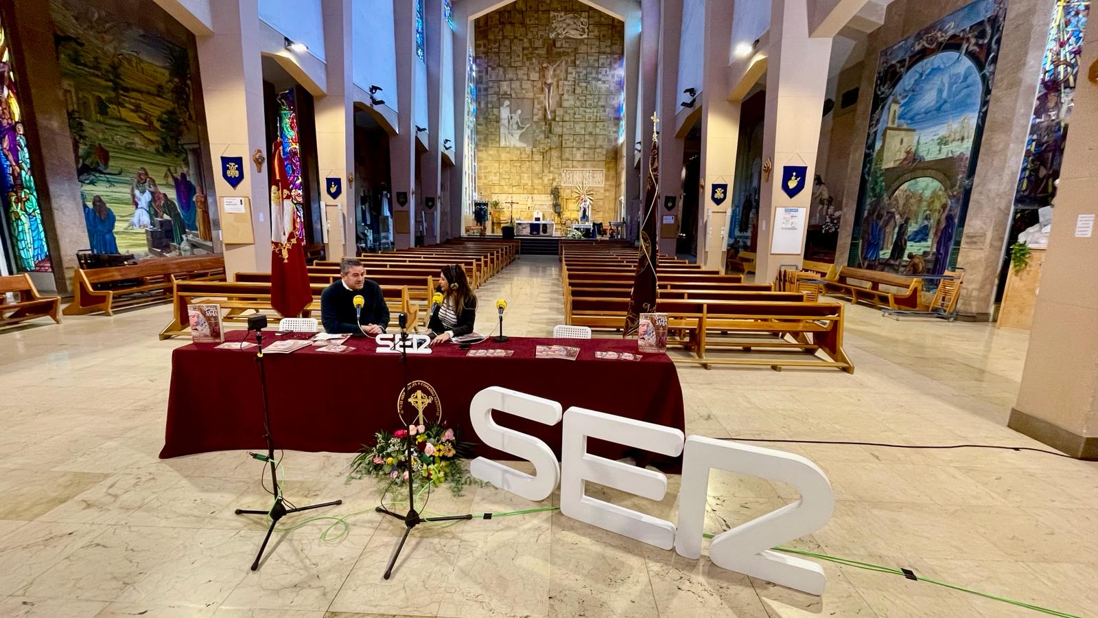 &#039;Hora Cofrade&#039;, con Encarna Talavera, desde la Iglesia de San Pedro en Alcantarilla