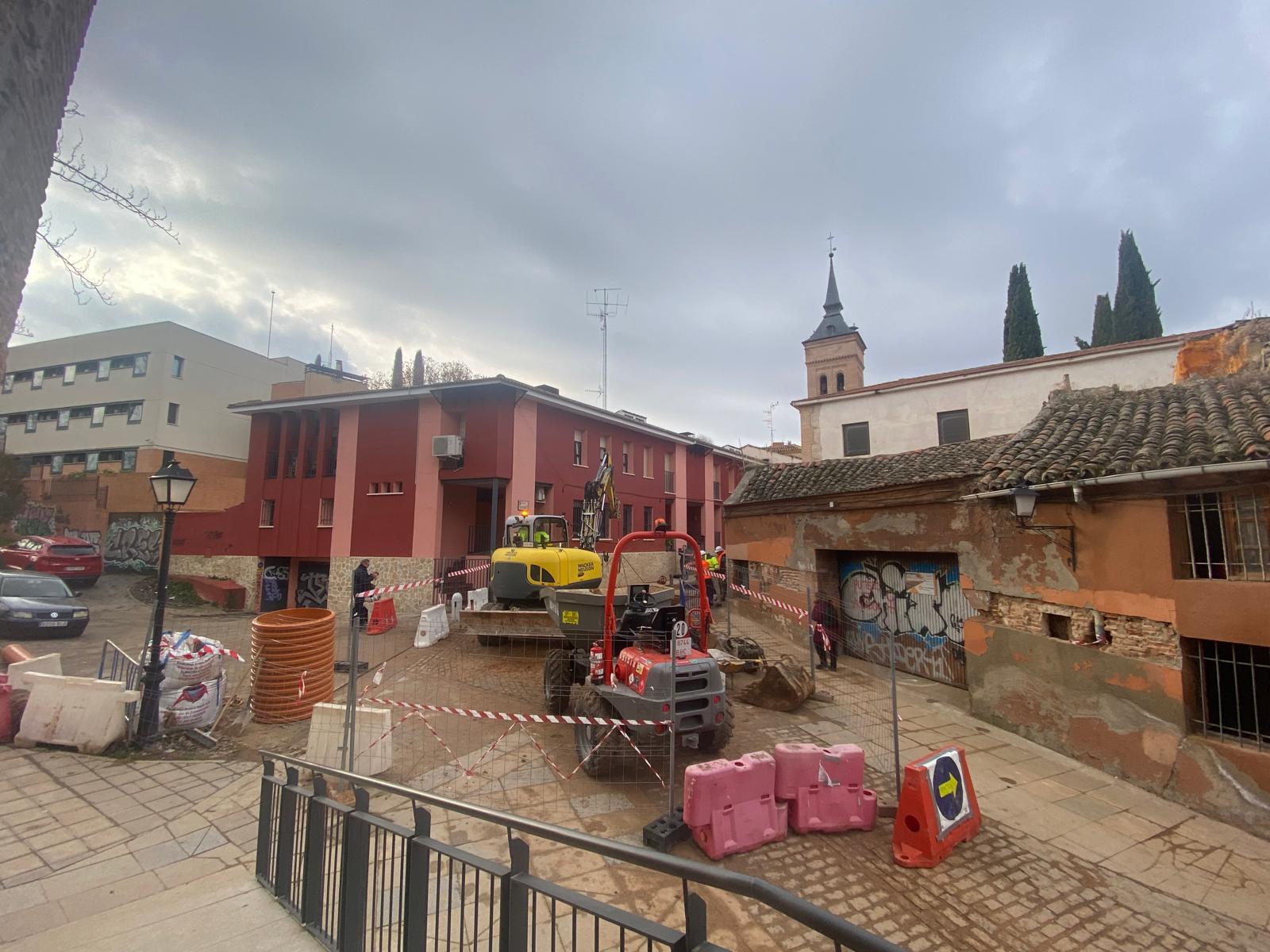 Obras colector calle Salazaras