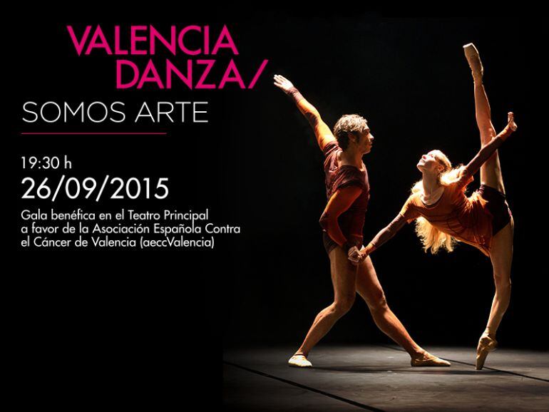 Cartel de la gala Valencia Danza &quot;Somos Arte&quot;