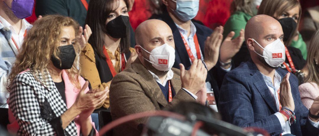 Asistentes a la primera jornada del 14º Congreso del PSdeG, en el Palacio de Congresos y Exposiciones de Galicia, a 7 de diciembre de 2021, en Santiago de Compostela