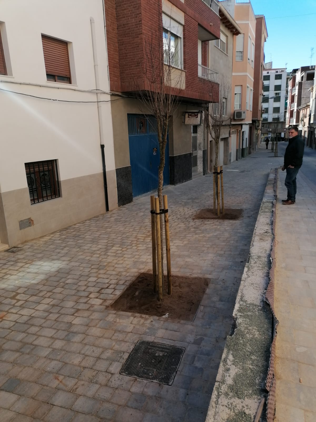 Obras en el barrio de San Antón