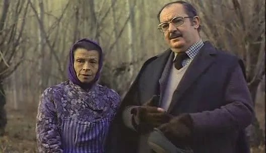 Lola Gaos y José Luis Borau en una escena de Furtivos
