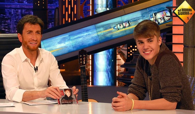 Justin Bieber en &#039;El hormiguero&#039; en una visita de hace unos años