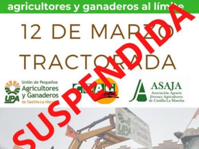 Cartel de la manifestación