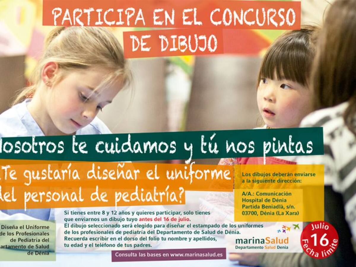 Concurso para diseñar los uniformes de Pediatría del Hospital de Dénia