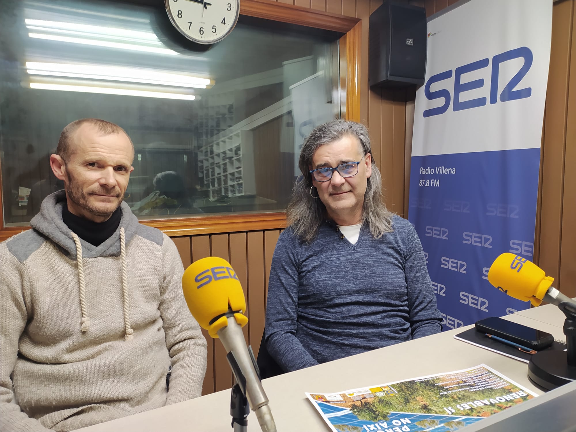 Kique Larios y Jaume Hernández en Radio Villena SER