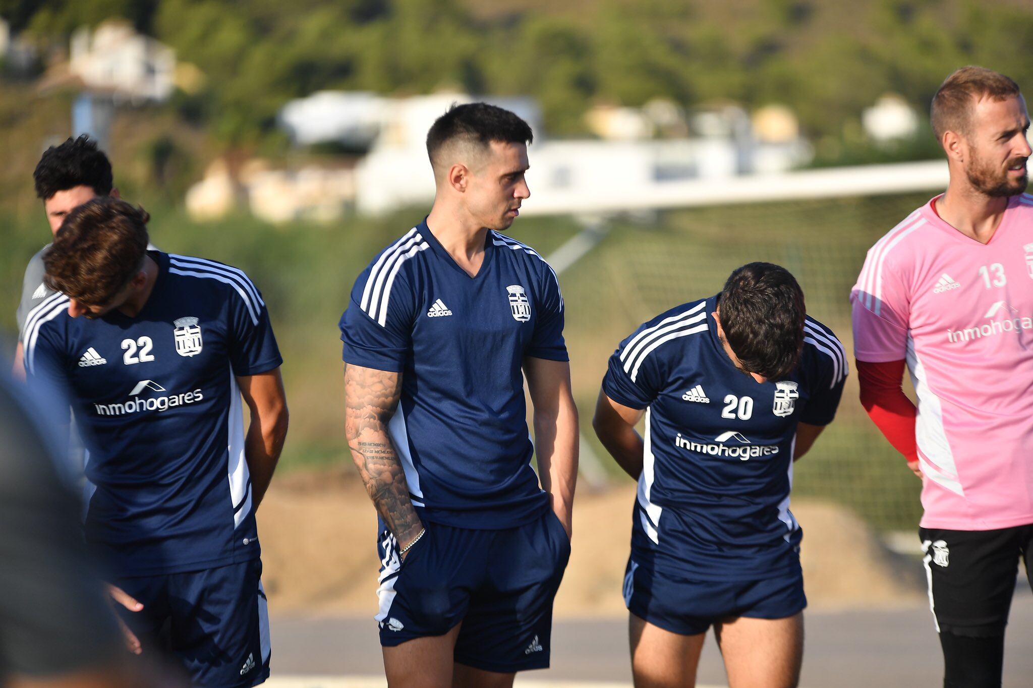 Jaime Romero en un entrenamiento