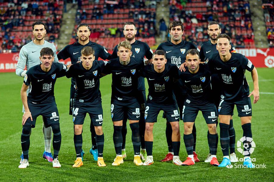 El once del Málaga que se enfrentó al Girona