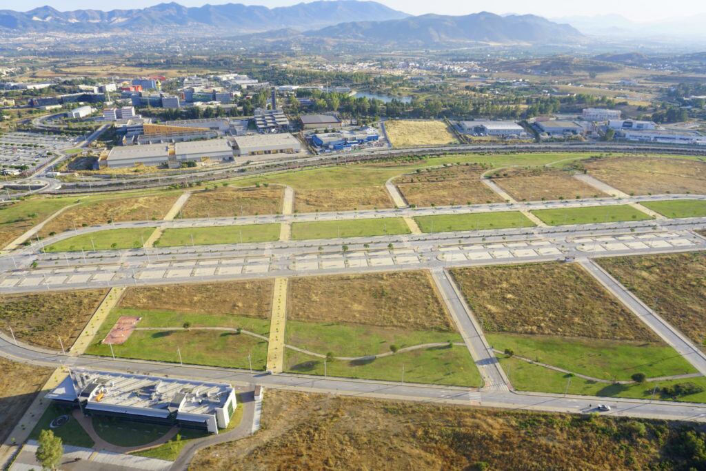 Parcelas del Parque Tecnológico de Málaga en las que se ubicará el IMEC (PTA)