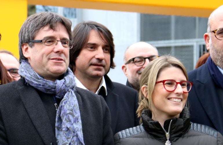 Puigdemont ja va reunir els diputats de Junts per Catalunya a Brussel·les el 12 de gener