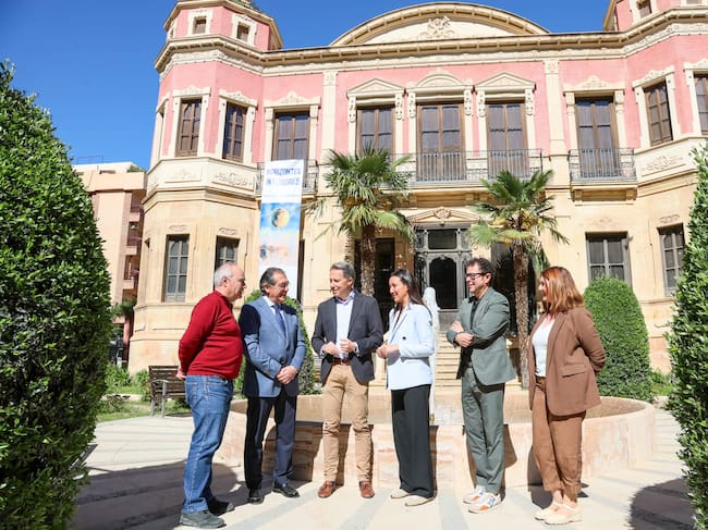 Imagen del acto de adhesión del Ayuntamiento de Lorca a la Región de Murcia Film Commission.