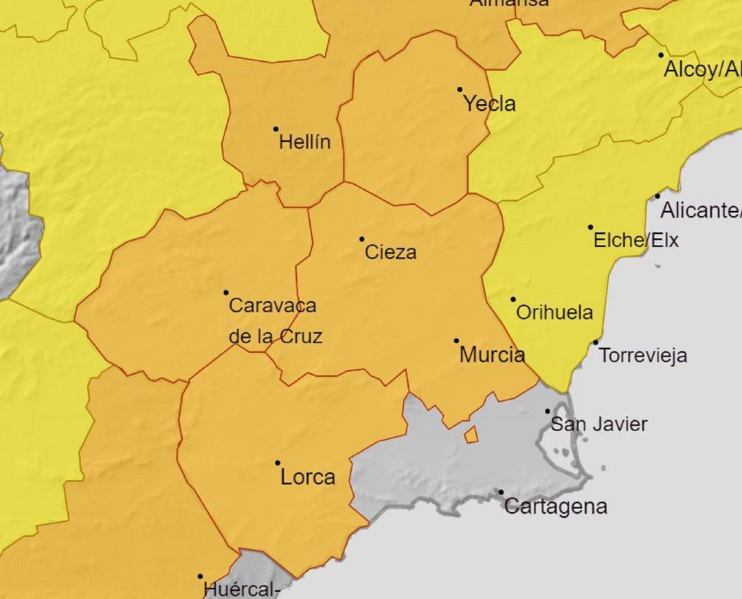 Alerta naranja por altas temperaturas 