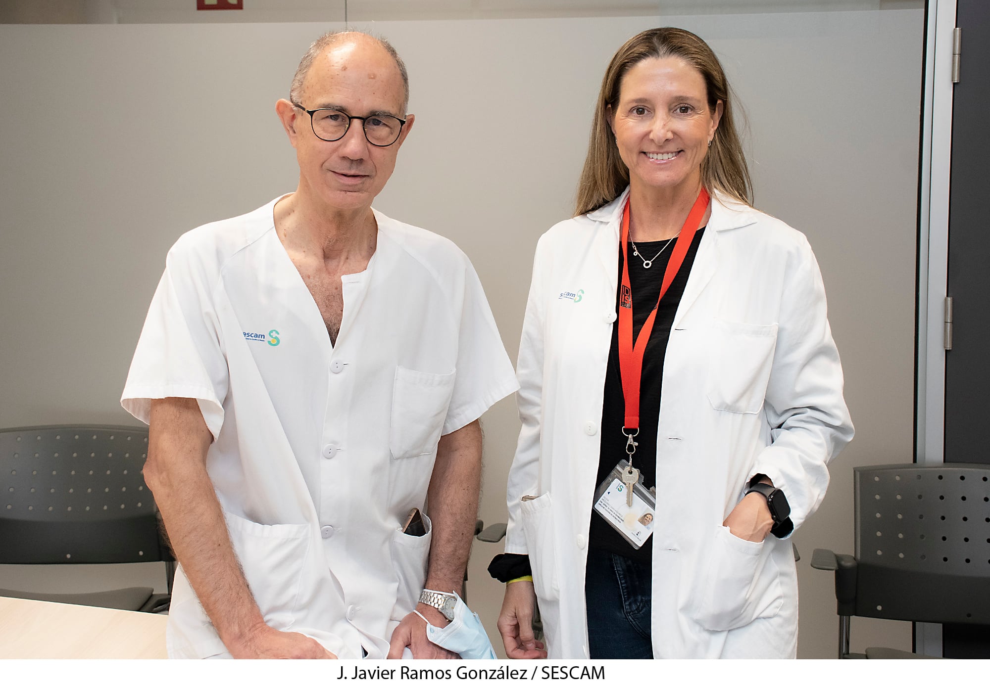 José Luis Izquierdo y Olga Mediano