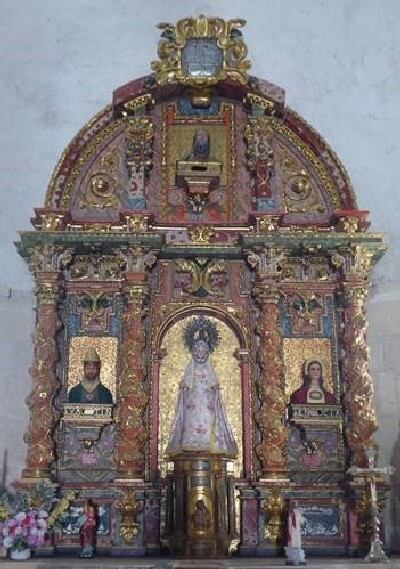 Retablo mayor de la ermita de San Frutos