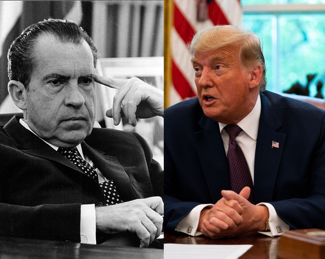 Richard Nixon y Donald Trump