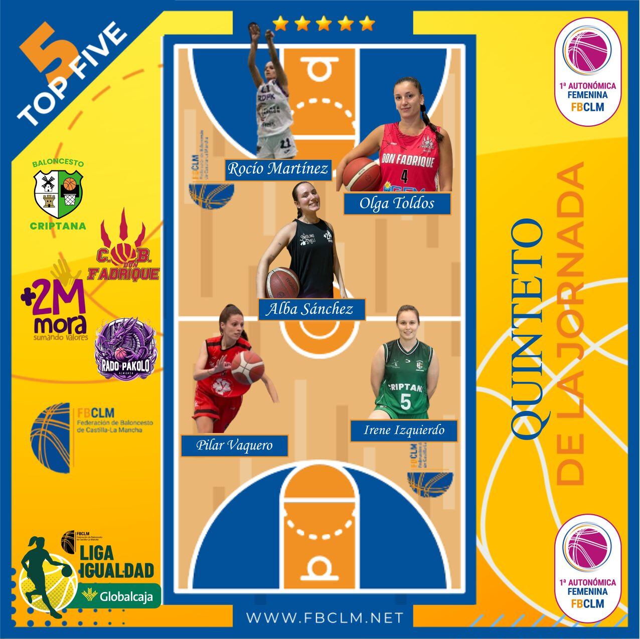 Quinteto Semanal, jornada 9