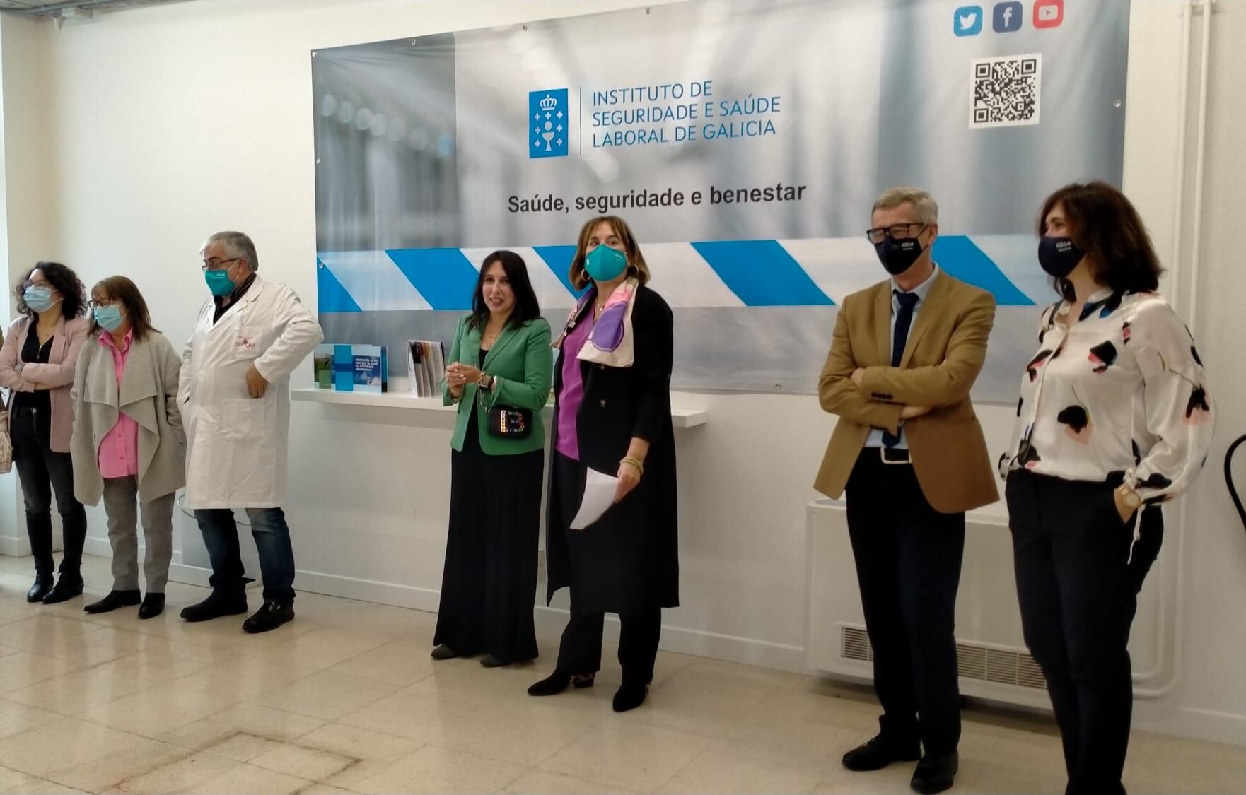 La Conselleira de Emprego e Igualdade, María Jesús Lorenzana, inaugura la Escola Galega de Prevención en el Instituto de Seguridade e Saúde Laboral de Galicia