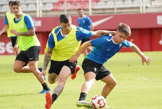 Un entrenamiento del Algeciras