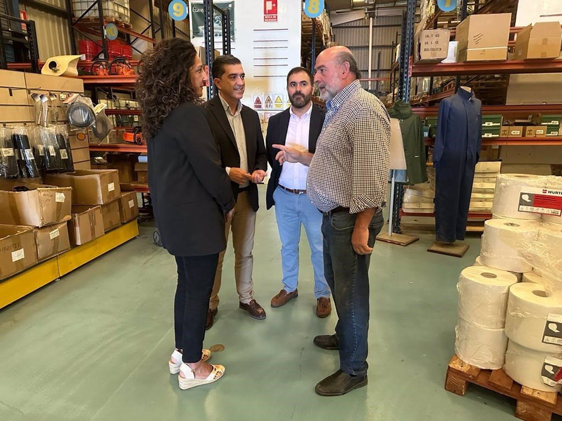 Mata (i) visita una empresa de Baeza