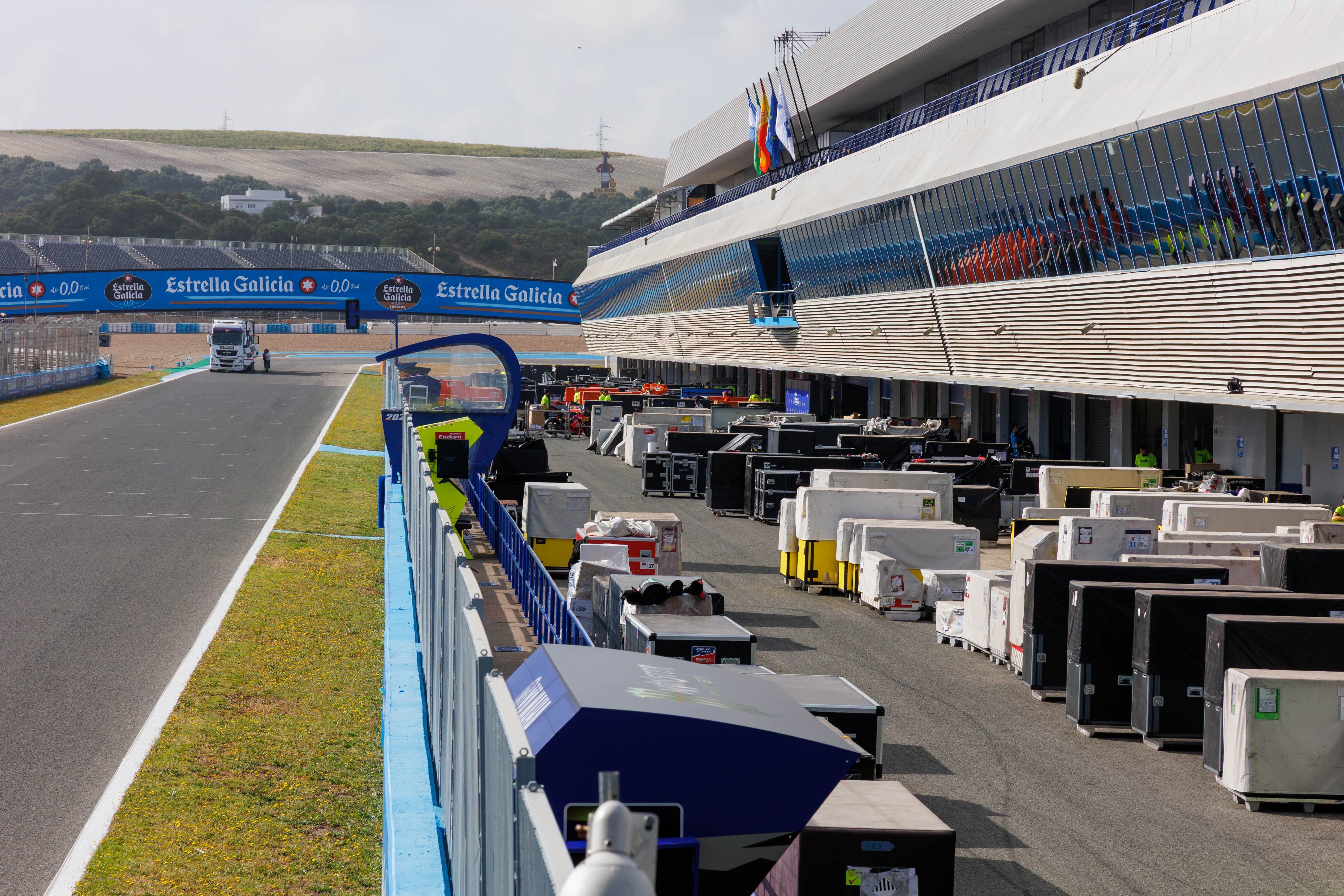 Todo preparado en el Circuito de Jerez para la disputa del Gran Premio de España