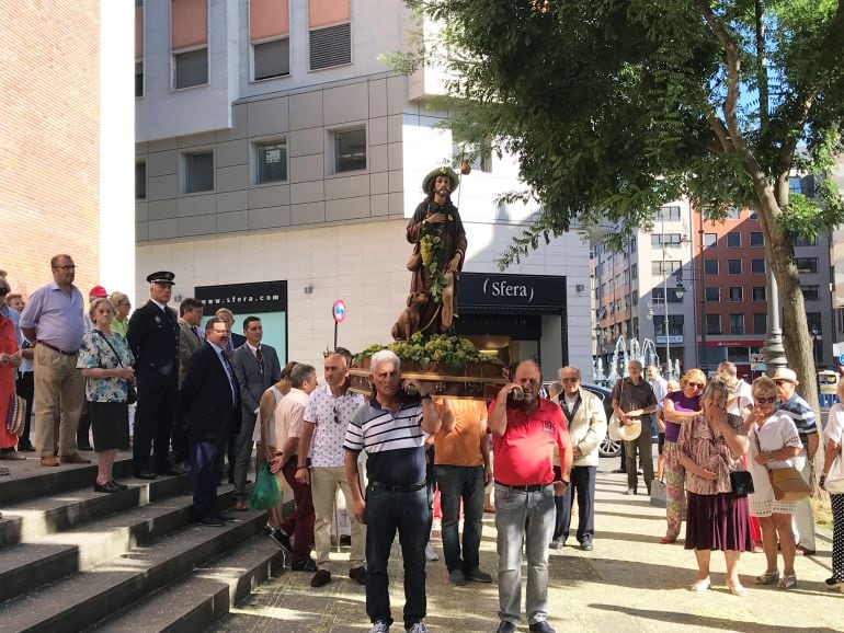 La procesión salió de la iglesia de San Pedro