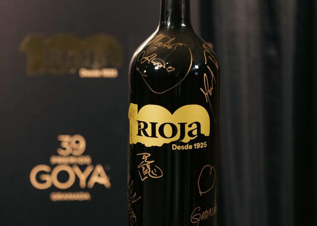 Botella XXL de vino de Rioja