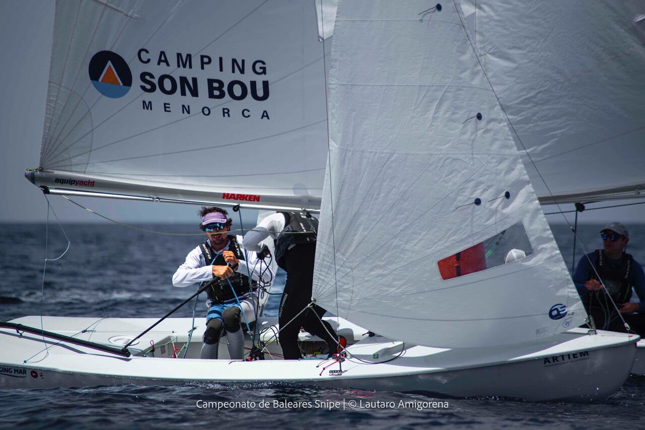 Jordi Triay i Lluís Mas es van proclamar campions de Balears en una regata reduida a només tres mànegues degut al vent.