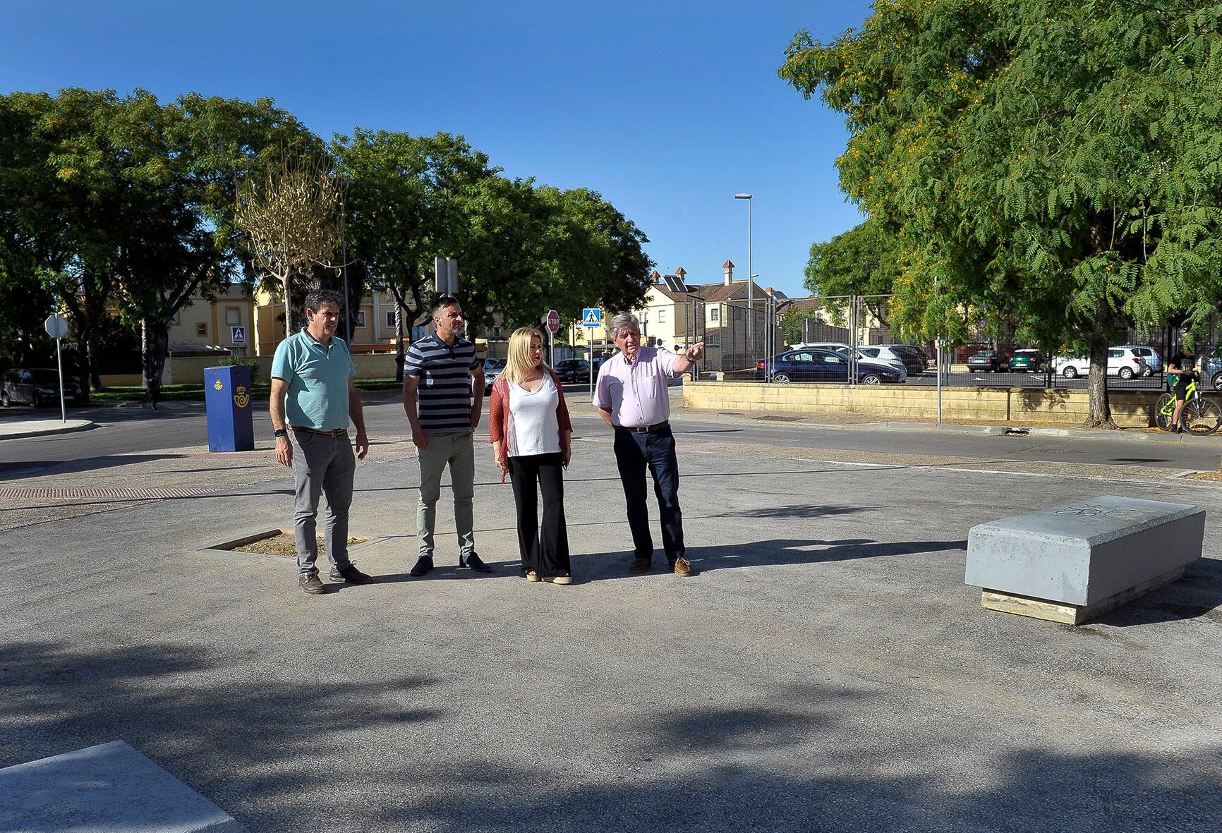 Visita de la alcaldesa de Jerez, Mamen Sánchez, a Torresblancas
