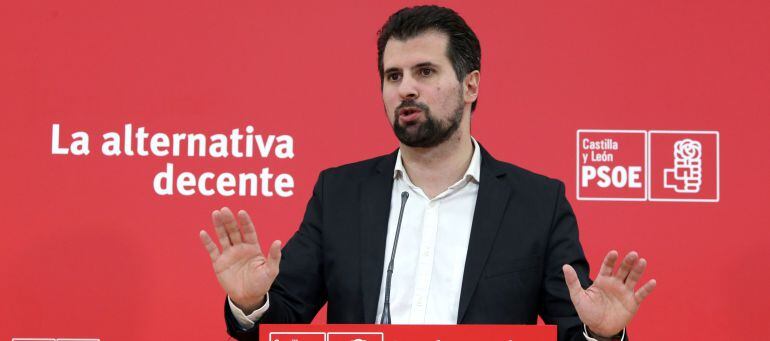 Imagen de Luis Tudanca, líder del PSOE de Castilla y León