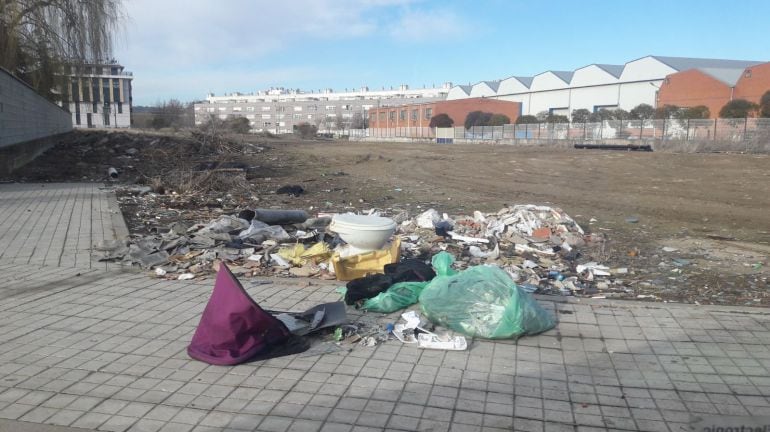 Imagen de los entornos del Punto Limpio de Palencia