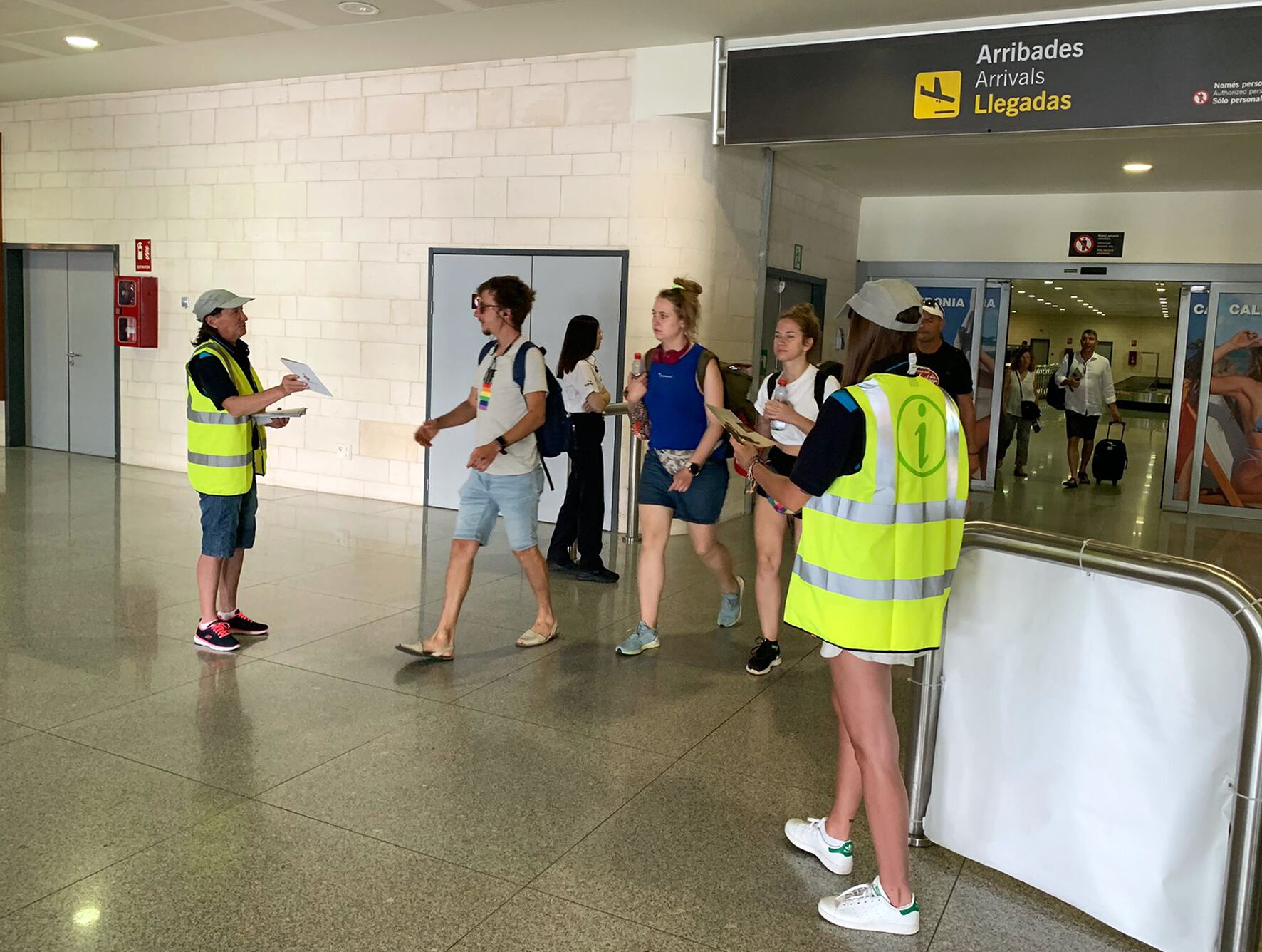 Informadors a l&#039;aeroport