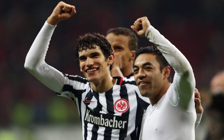 Jesús Vallejo durante un partido de esta temporada en la Bundesliga