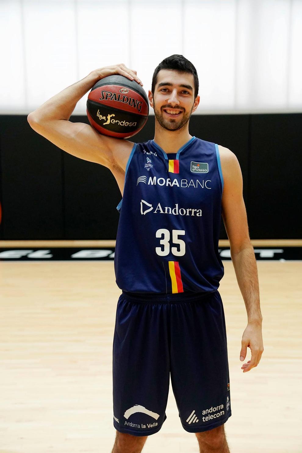 El jugador del MoraBanc Andorra Alexis Bartolomé.