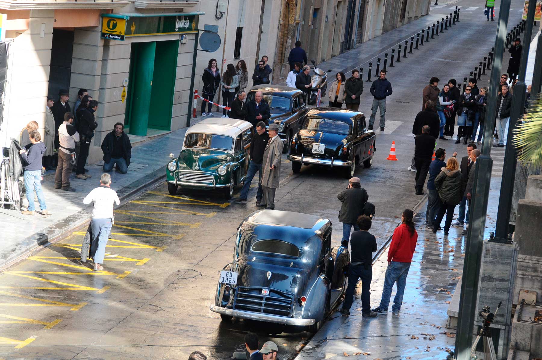 Uno de los rodajes que han tenido las calles de Alcoy como escenario